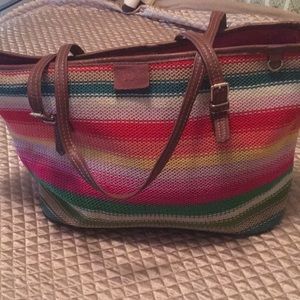 The Sak multi colored bag, great for travel